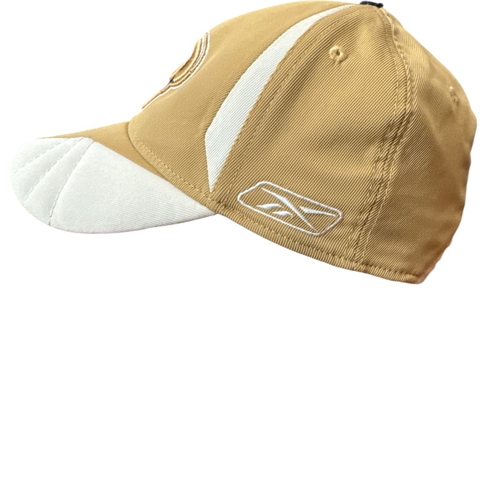 Vintage St. Louis Rams Fitted Cap/Hat Size M/L Reebok Gold & Navy NFL Rams NFC - Picture 3 of 7